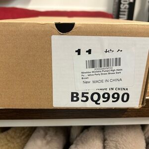 Minshilu Women's Brown Pumps